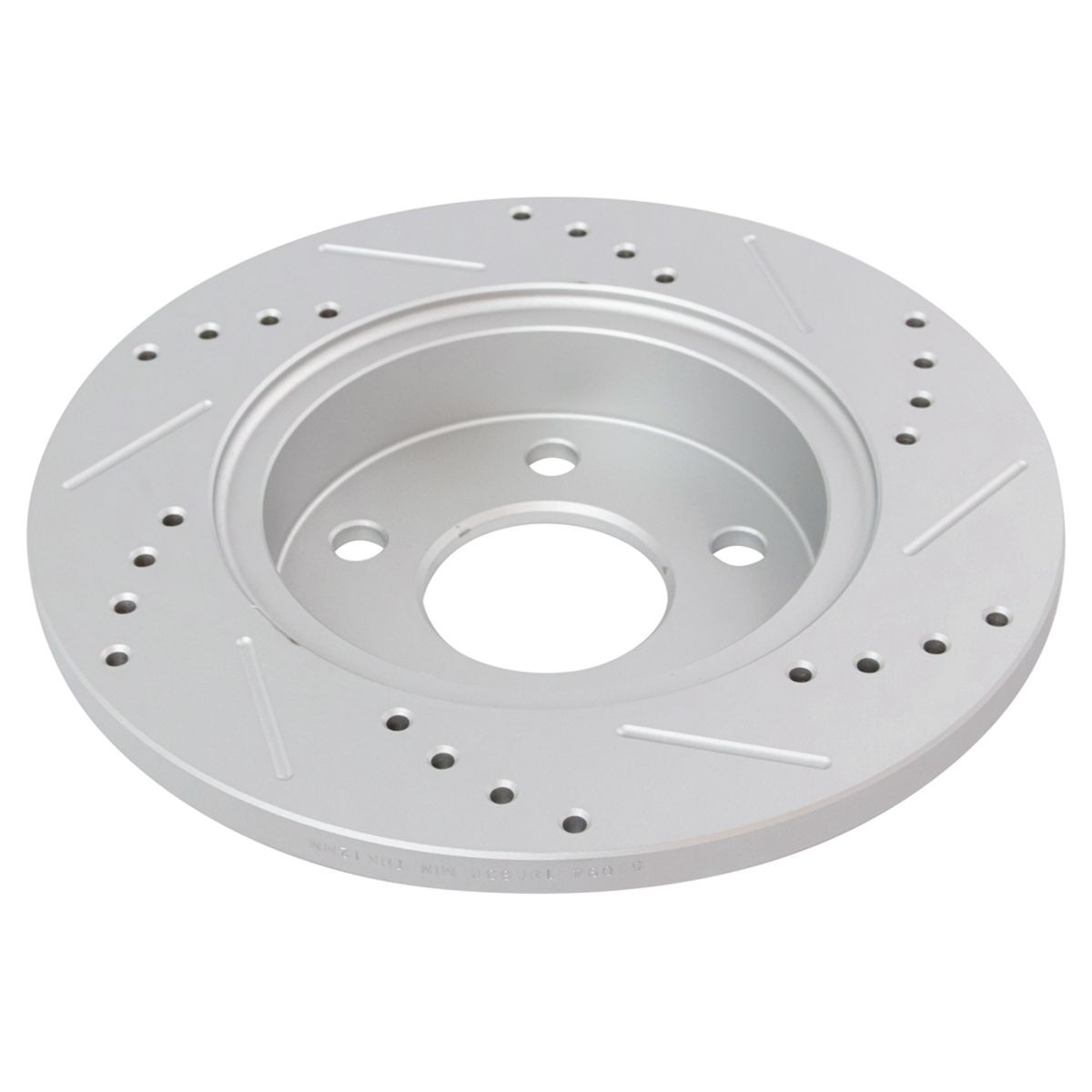 Rear Ceramic Brake Pad Performance Disc Rotor Kit w/Chemicals