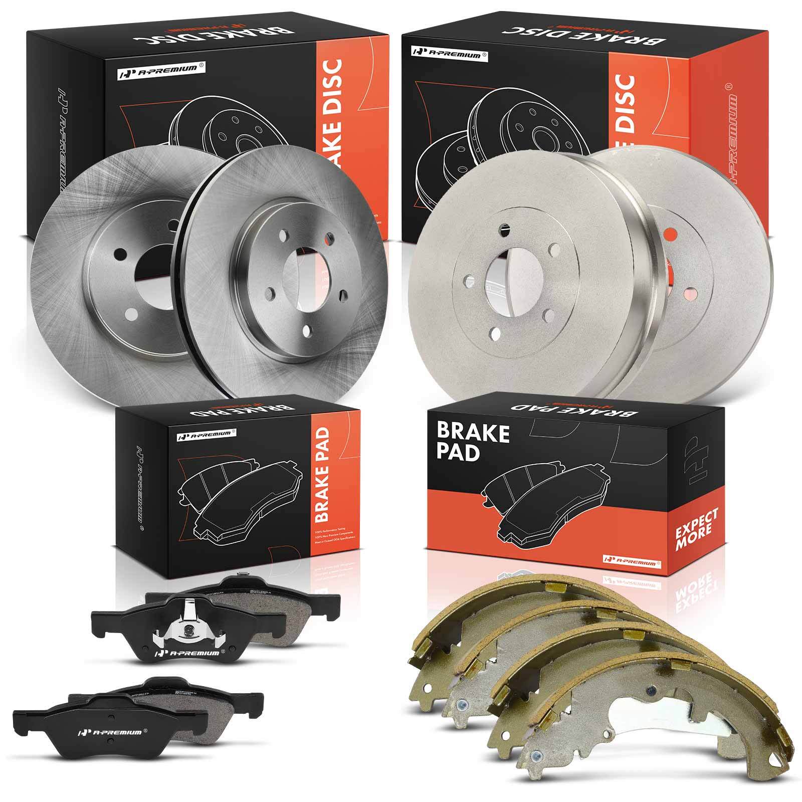 Front & Rear Disc Brake Kit for Ford Escape Mercury Mariner 08-10 Mazda Tribute
