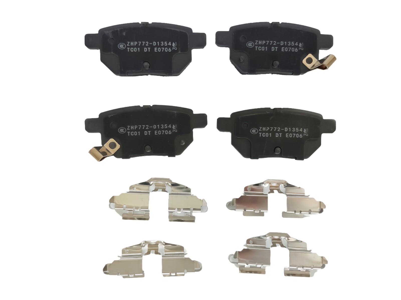 10.20in Rear Drilled Slotted Disc Rotors Brake Pads Kit fits 2019 Toyota Corolla