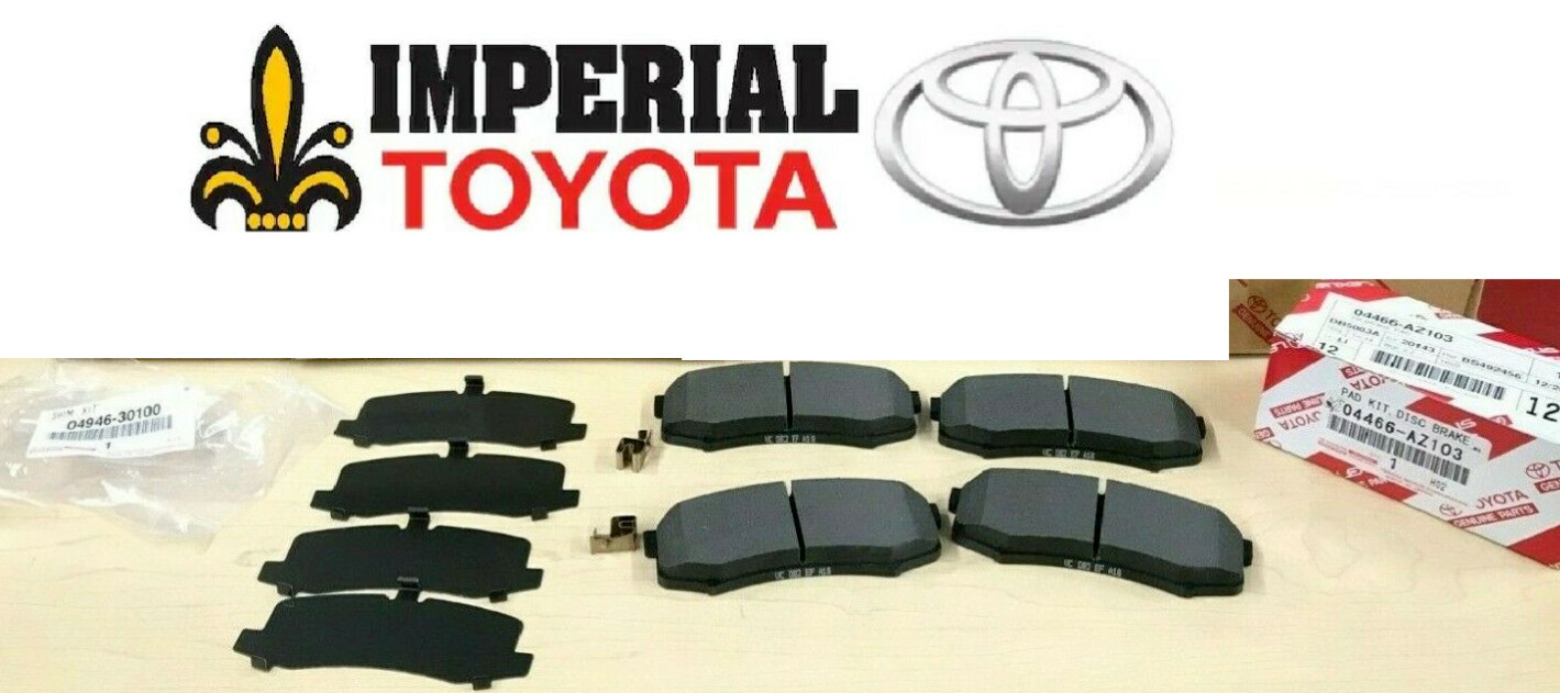 2003-2009 TOYOTA 4RUNNER GENUINE NEW REAR TCMC BRAKE PAD KIT & SHIM KIT