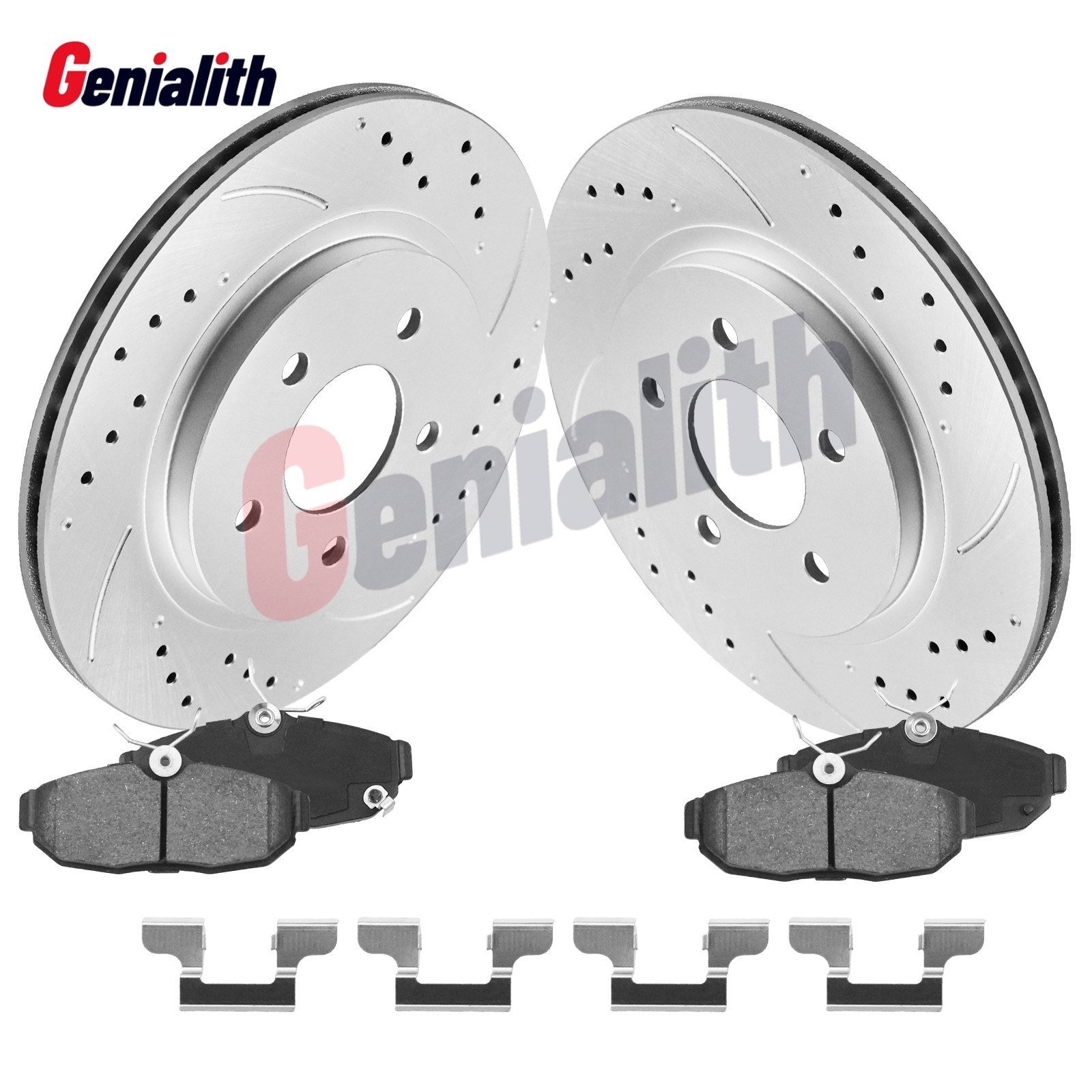 11.81 inch 300mm Rear Brake Rotors Ceramic Pads Kit for 2005 – 2011 Ford Mustang