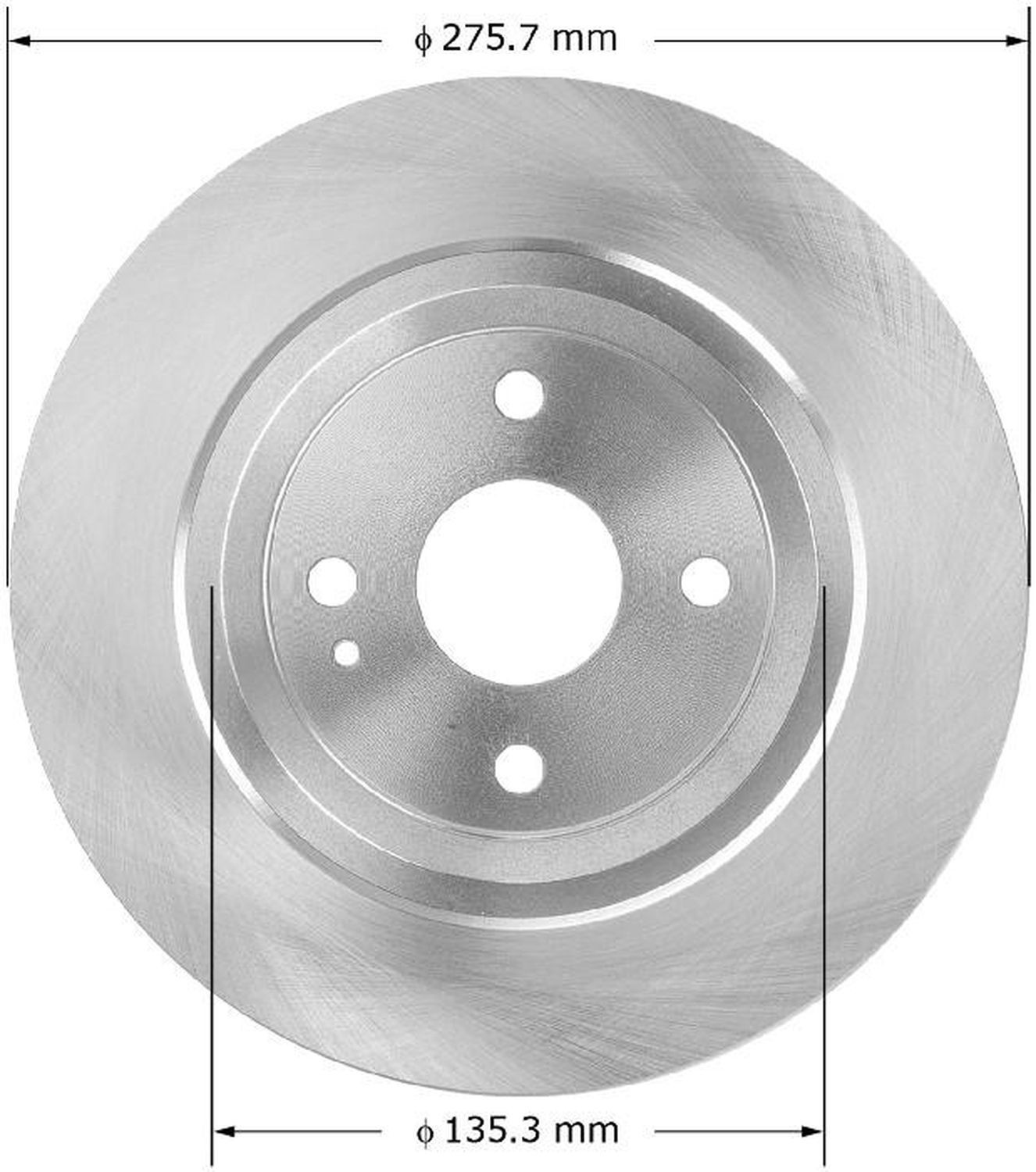 Bendix PRT5949 BENDIX Disc Brake Rotor For 01-05 Mazda Miata