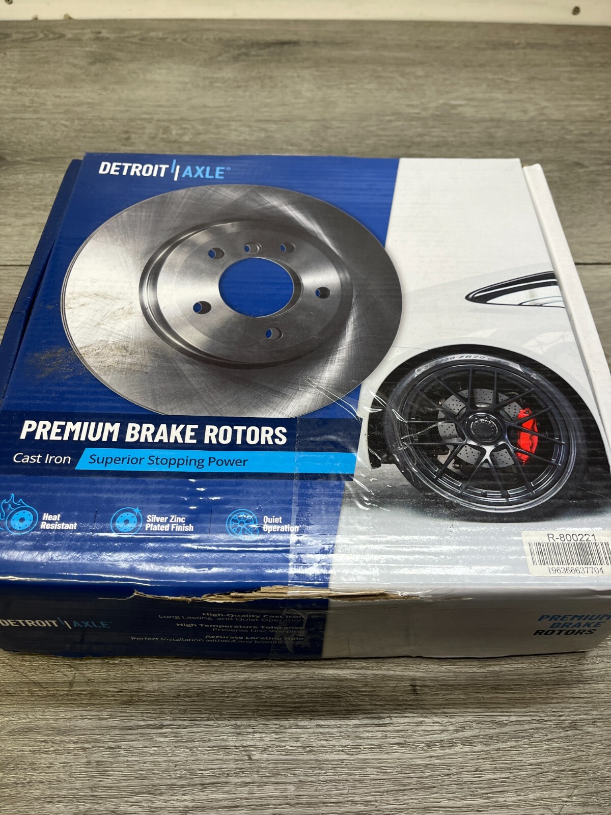 Detroit Axle R-800221Rear Brake Rotors (Pair)