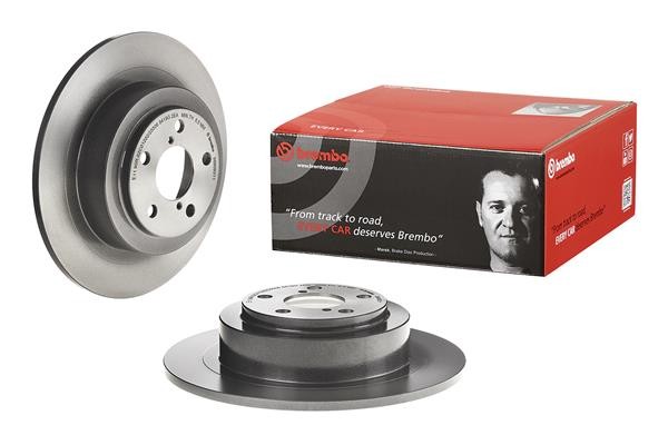 2x Brake Discs Pair Solid fits SUBARU OUTBACK BH9 2.5 Rear 00 to 03 EJ25 290mm