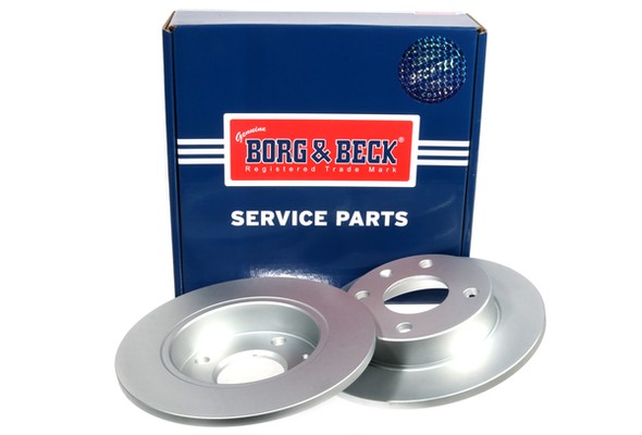 2x Brake Discs Pair Solid fits FORD FIESTA Mk3 1.8D Front 89 to 95 240mm Set B&B