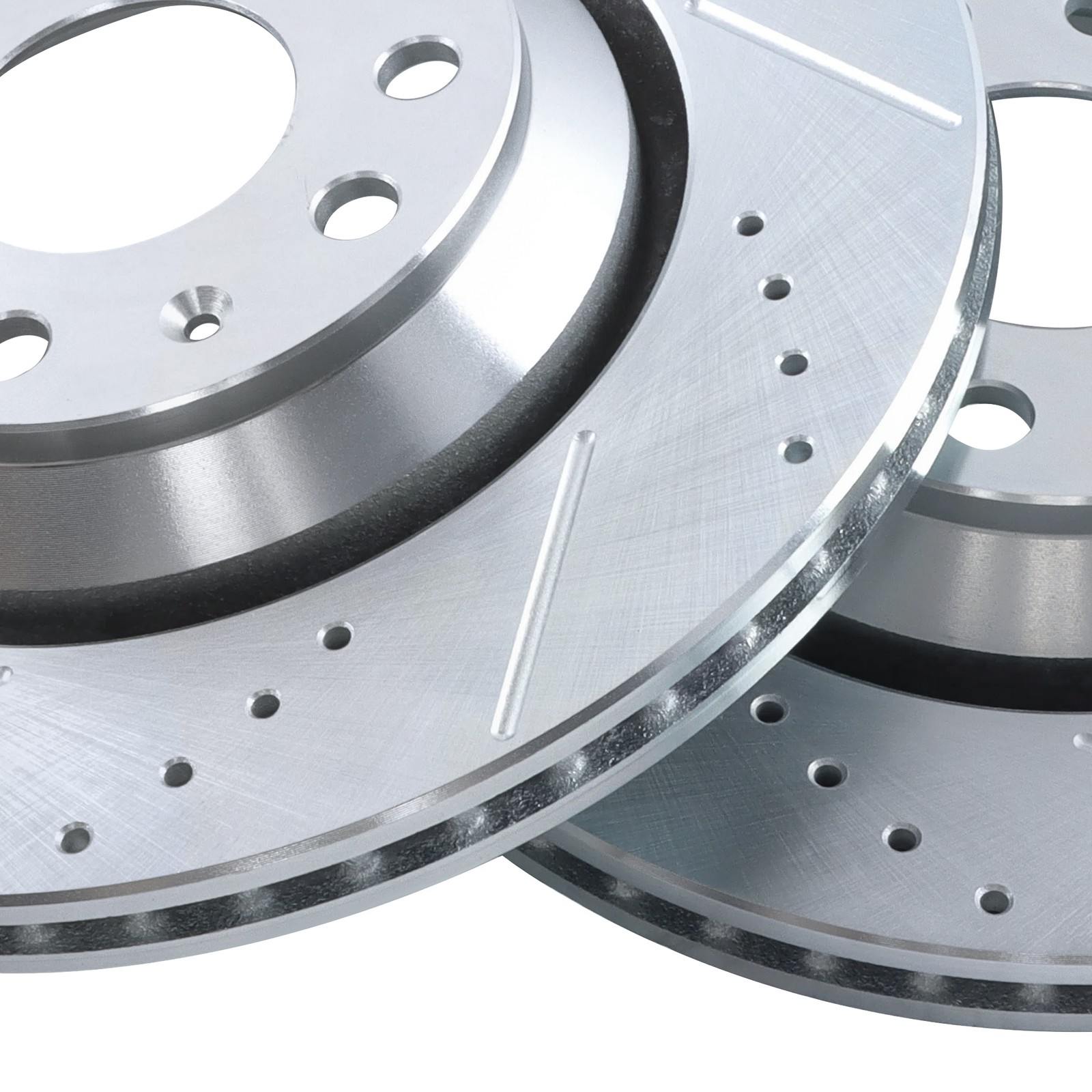 Rear Drilled Brake Rotor & Brake Pad For Volkswagen Arteon Atlas Tiguan 19-20