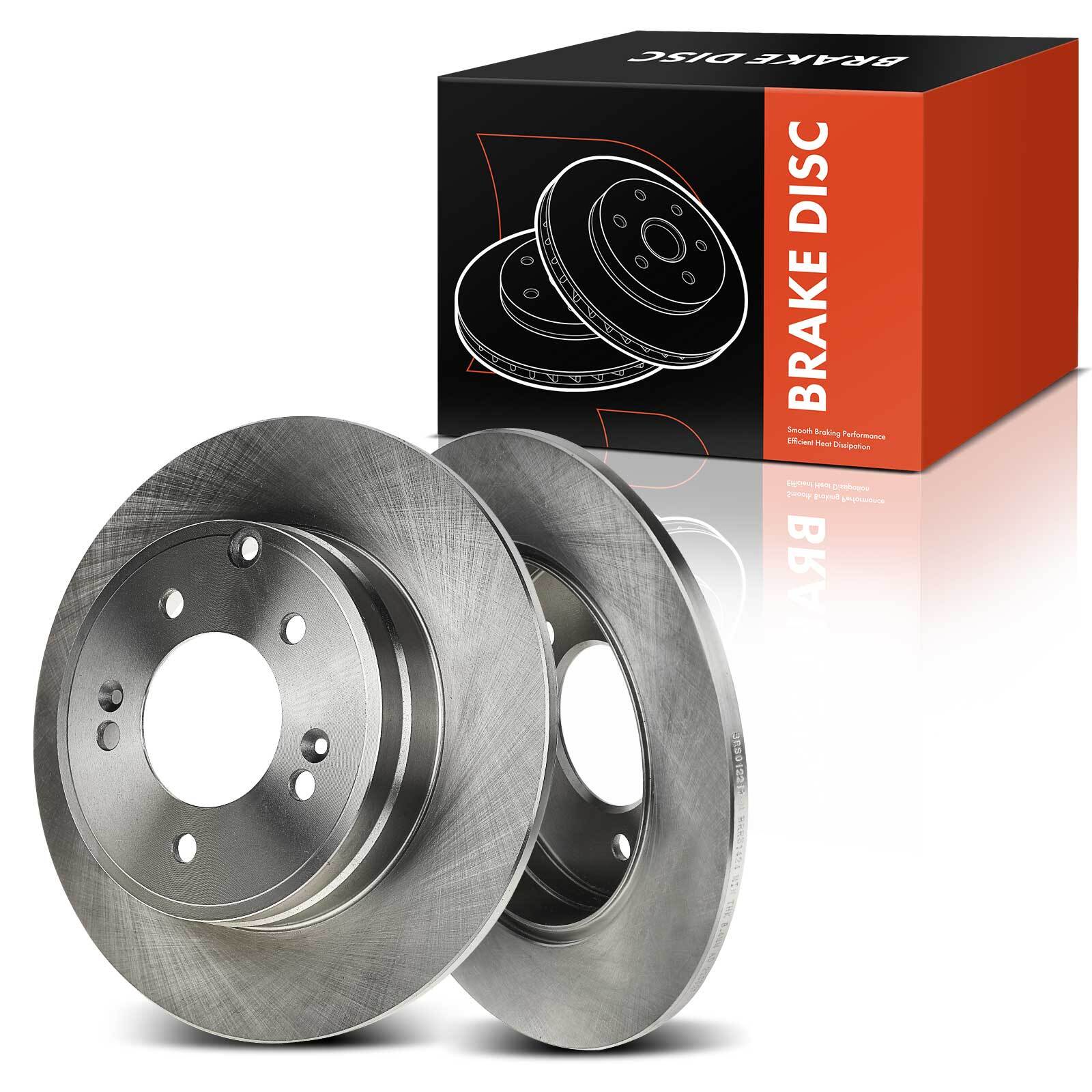 Rear Disc Brake Rotors for Hyundai Sonata 05-18 Azera Tucson Kia Optima Cadenza