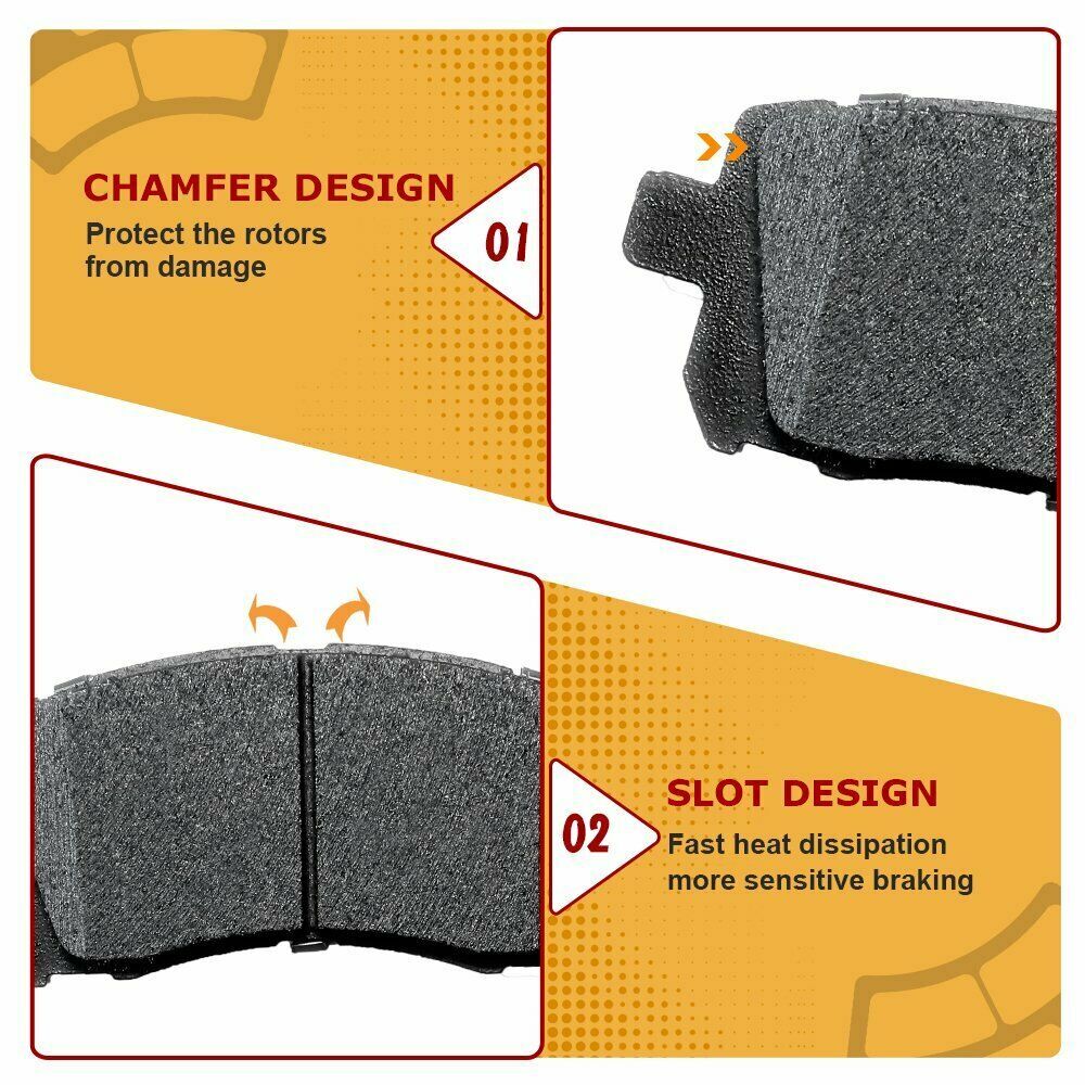 Front Rear Rotors & Brake Pads for 2011 – 2020 Dodge Durango Jeep Grand Cherokee