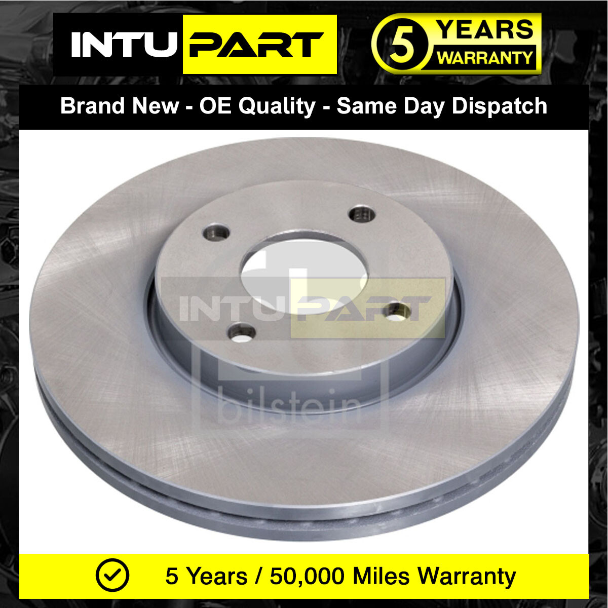Fits Ford Fiesta 2005-2008 2.0 IntuPart Front Brake Discs 1445625