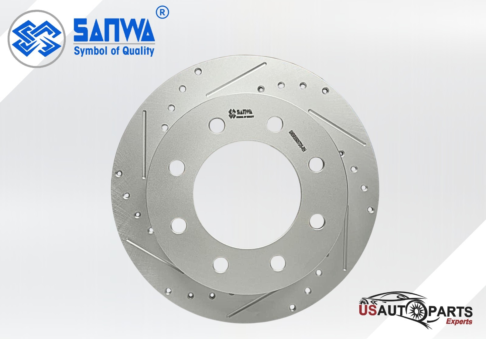 REAR RH BRAKE ROTOR VENTED & GEOMET COATED D&S 330 mm FOR CHEVROLET 99-23 6.0L