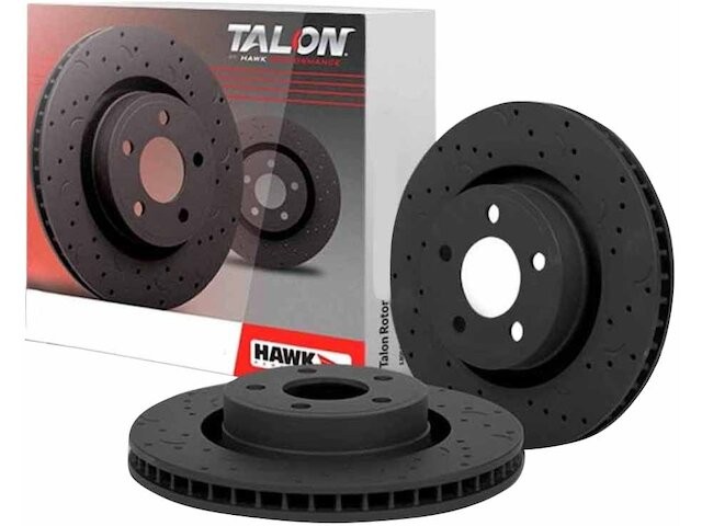 Rear Hawk Brake Rotor fits Cadillac Escalade EXT 2007-2013 6.2L V8 74FPDHVF