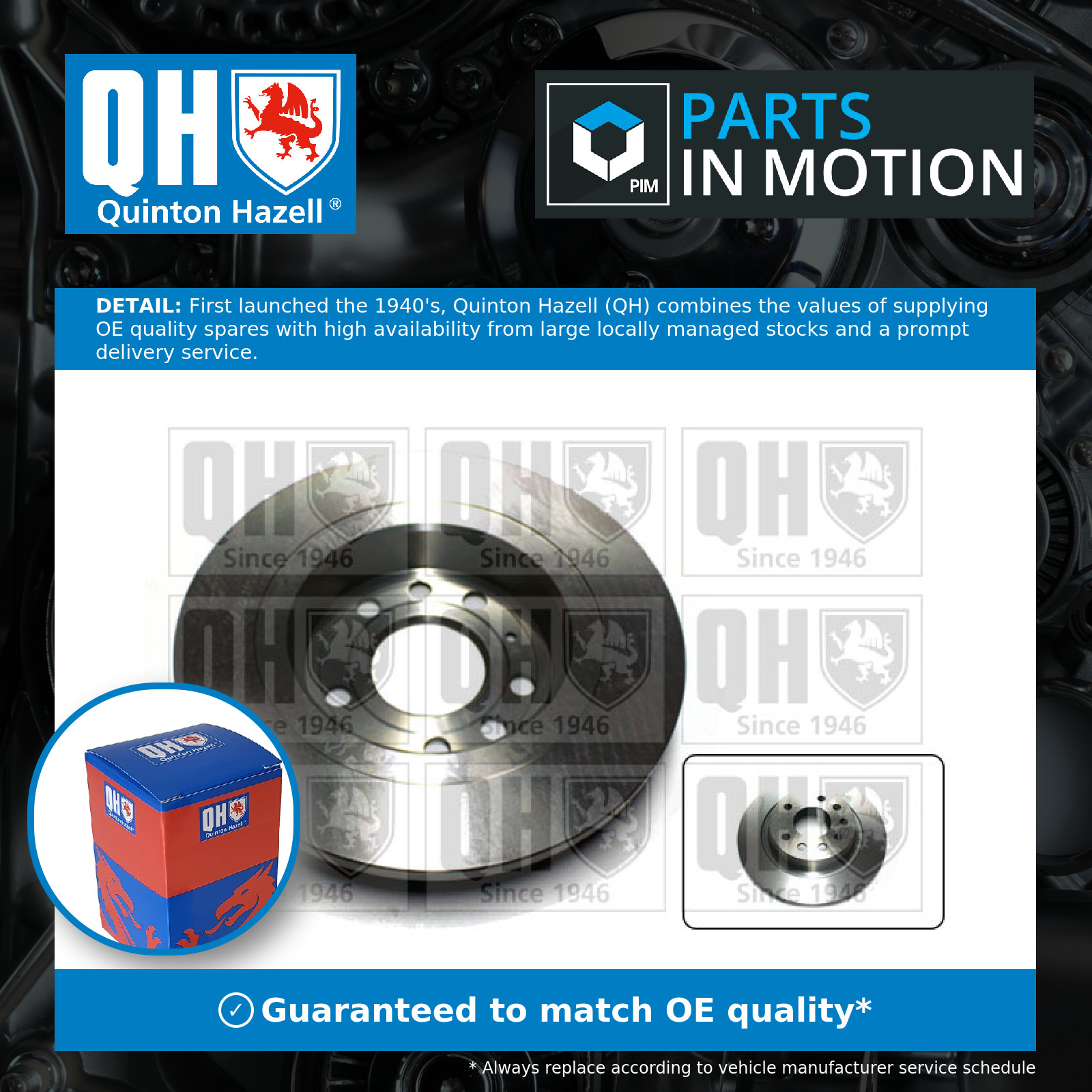 2x Brake Discs Pair Solid fits CADILLAC BLS 2.0 Rear 2006 on 278mm Set QH New