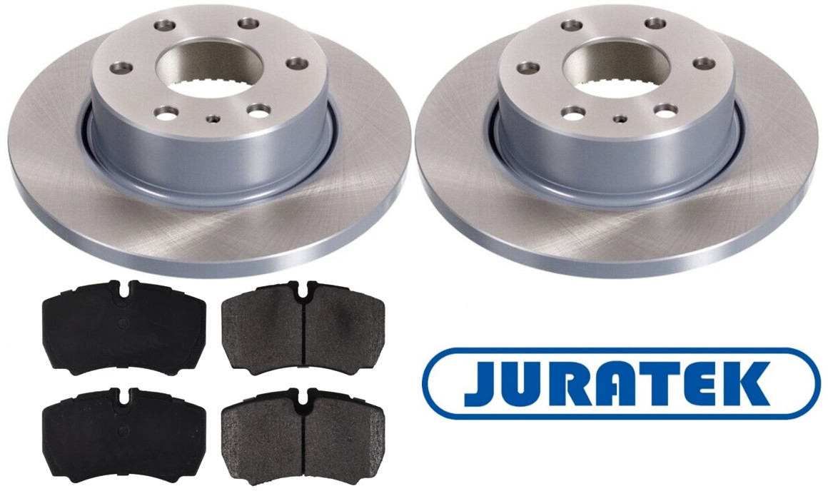 For Iveco – Daily MK4 MK5 MK6 2006-2022 Rear 296mm Brake Discs and Pads Juratek