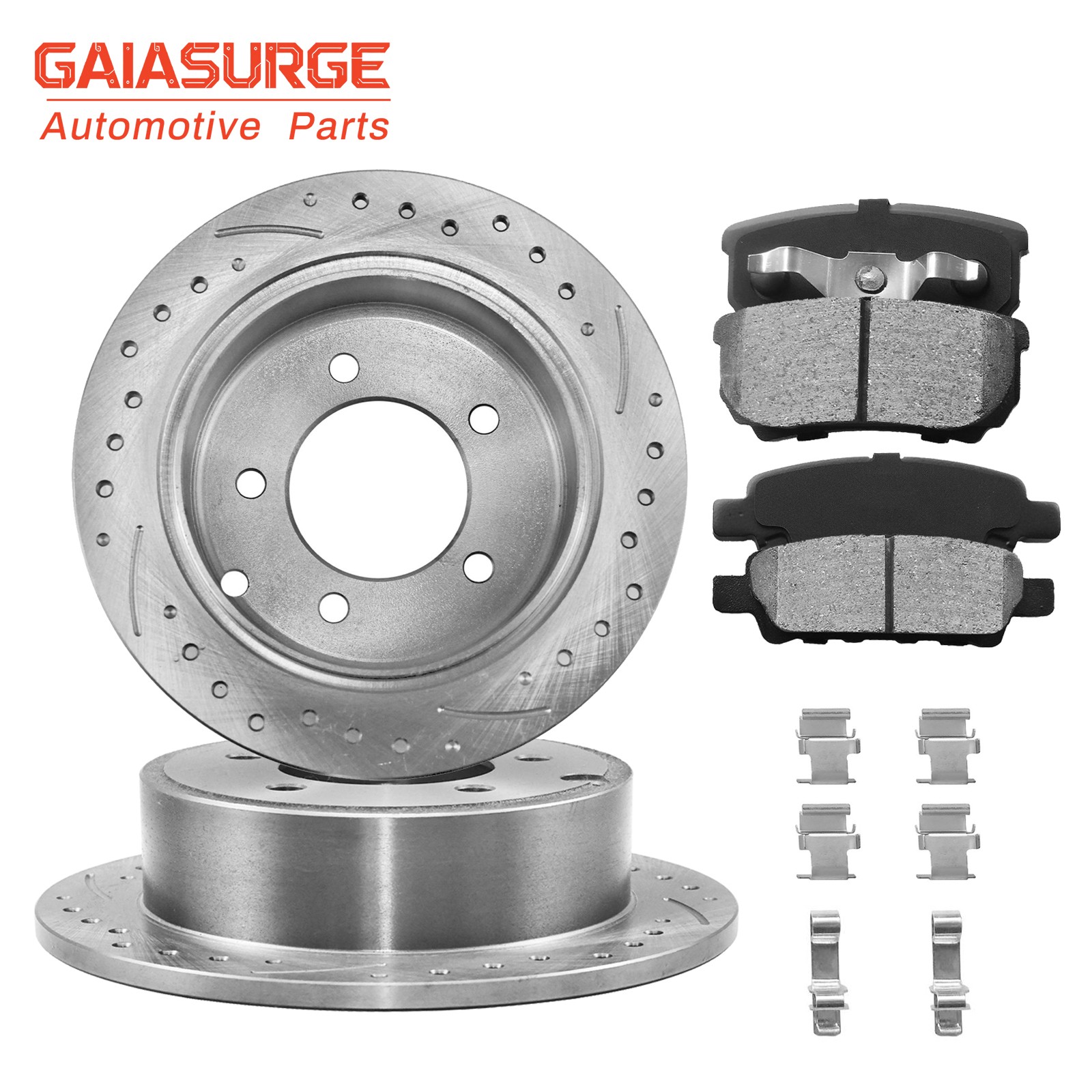 For Dodge Avenger Caliber Chrysler 200 Sebring Rear Brake Rotors Brake Pads Kit