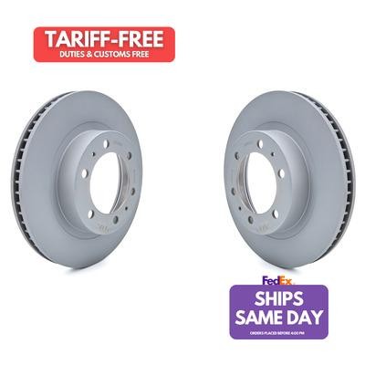 Ebc Brakes Usa RK7237, 2 Pack Gray Iron Brake Rotor Set Front Toyota Performance