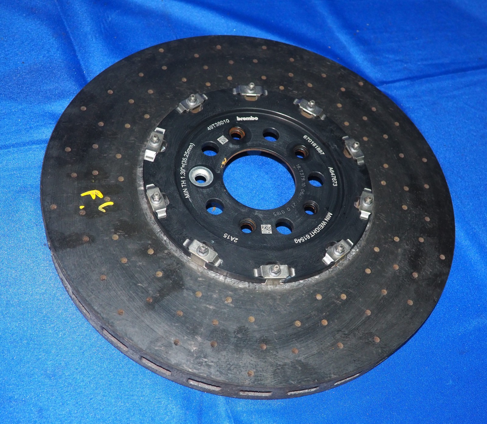 *NOTE* 2022-2026 Maserati MC20 Front Left/Right Carbon Ceramic Brake Rotor OEM