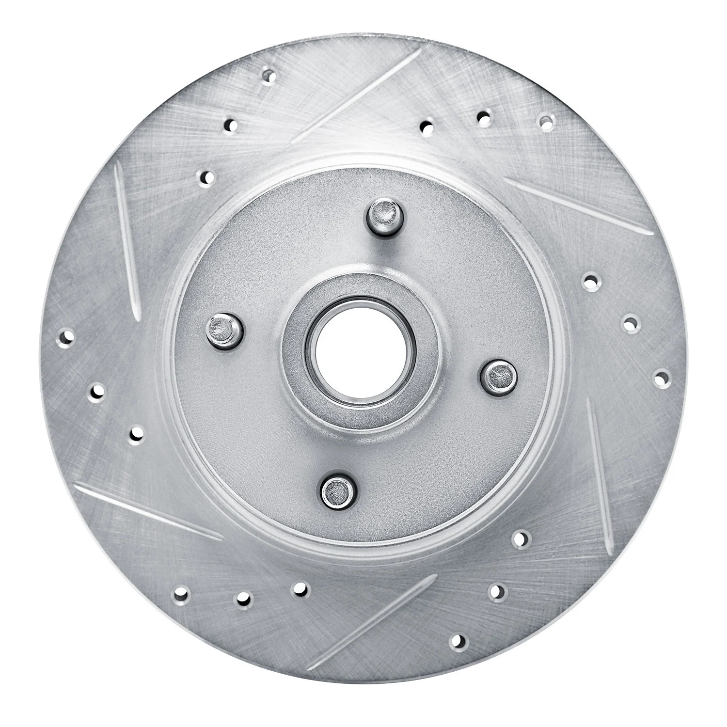 For Pontiac Sunbird 76-80 Brake Rotor eLINE Drilled & Slotted 1-Piece Front