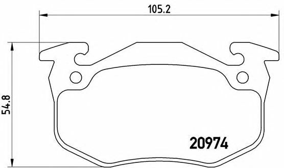 BREMBO Rear Axle BRAKE DISCS + PADS SET for PEUGEOT 206 Hatch 1.6 i 1998-2000