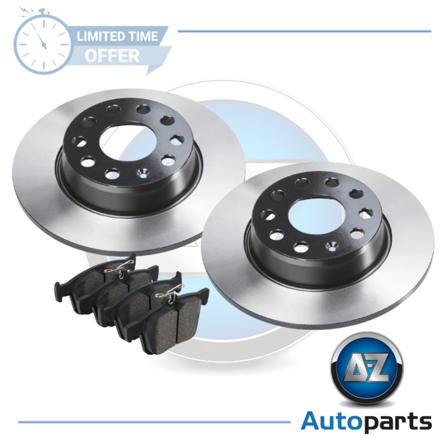 For VW – Golf MK7 2.0D 2012-2020 Rear 272mm Solid Brake Discs and Pads