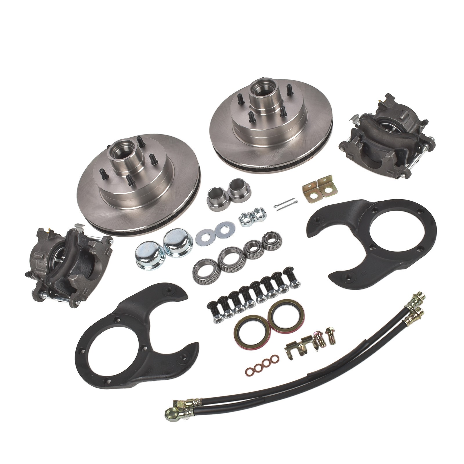 Disc Brake Kit 5 on 4-1/2 Metric Caliper for Ford 1937-1948 Spindle