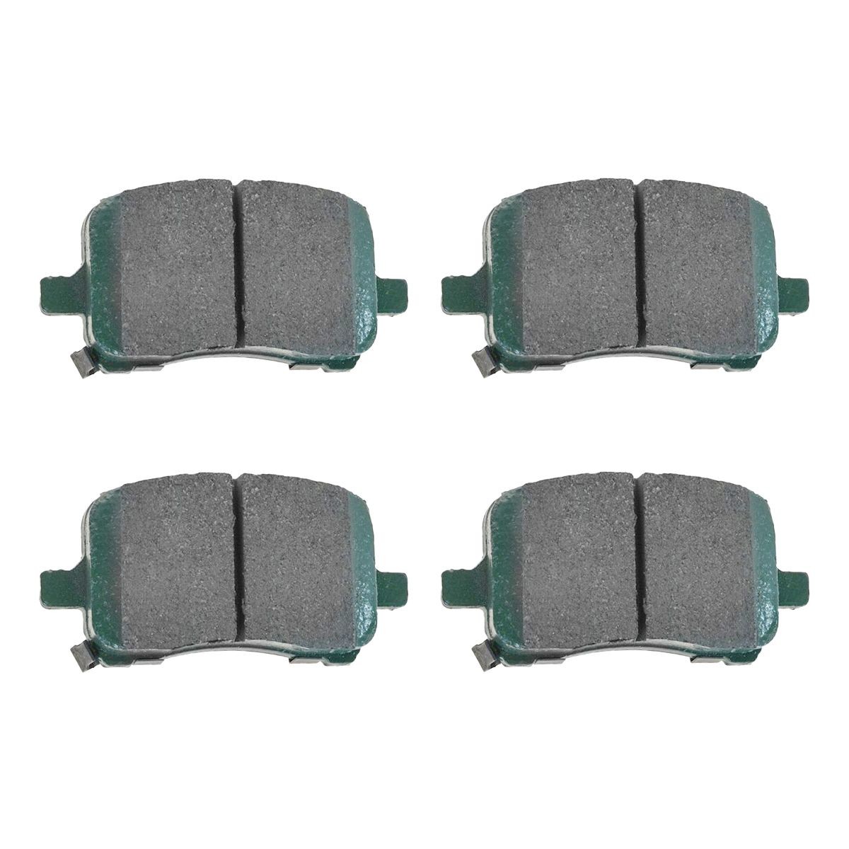 Front Ceramic Disc Brake Pad Rotor & Hub Kit w/Chemicals