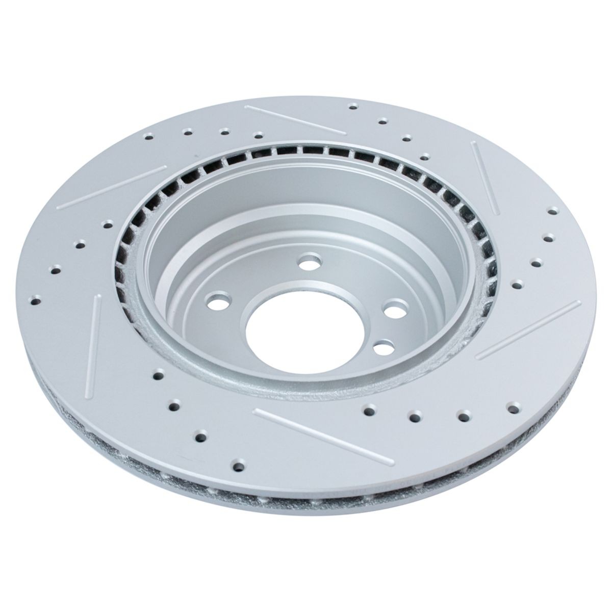 Front & Rear Performance Brake Rotor Drilled Slotted Coated Kit for BMW
