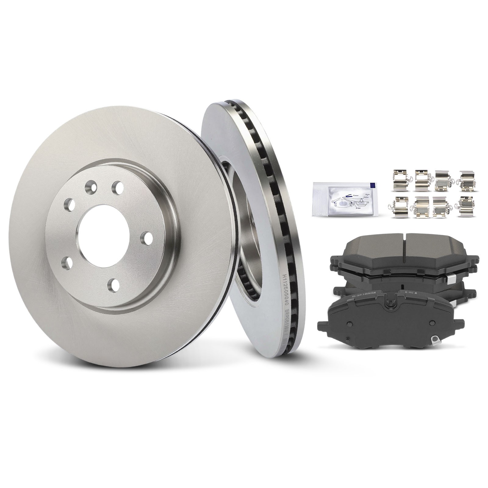 Front Disc Brake Rotor & Brake Pad for Buick Encore GX 20-23 Chevy Trailblazer