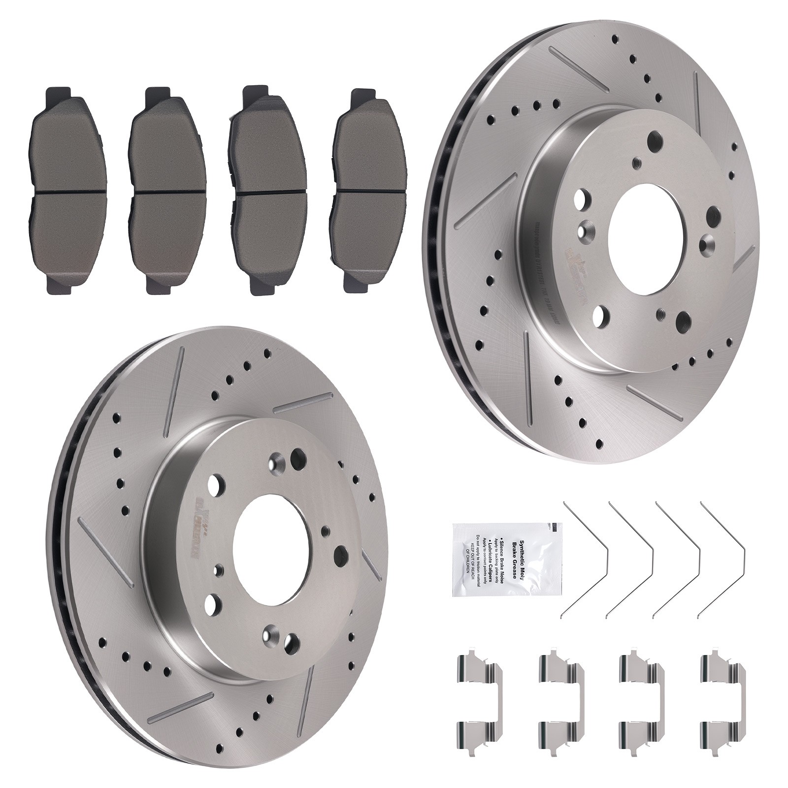 Front Brake Rotors and Pads Kit for Honda Civic 2012 2013-2015 S31601 D1578