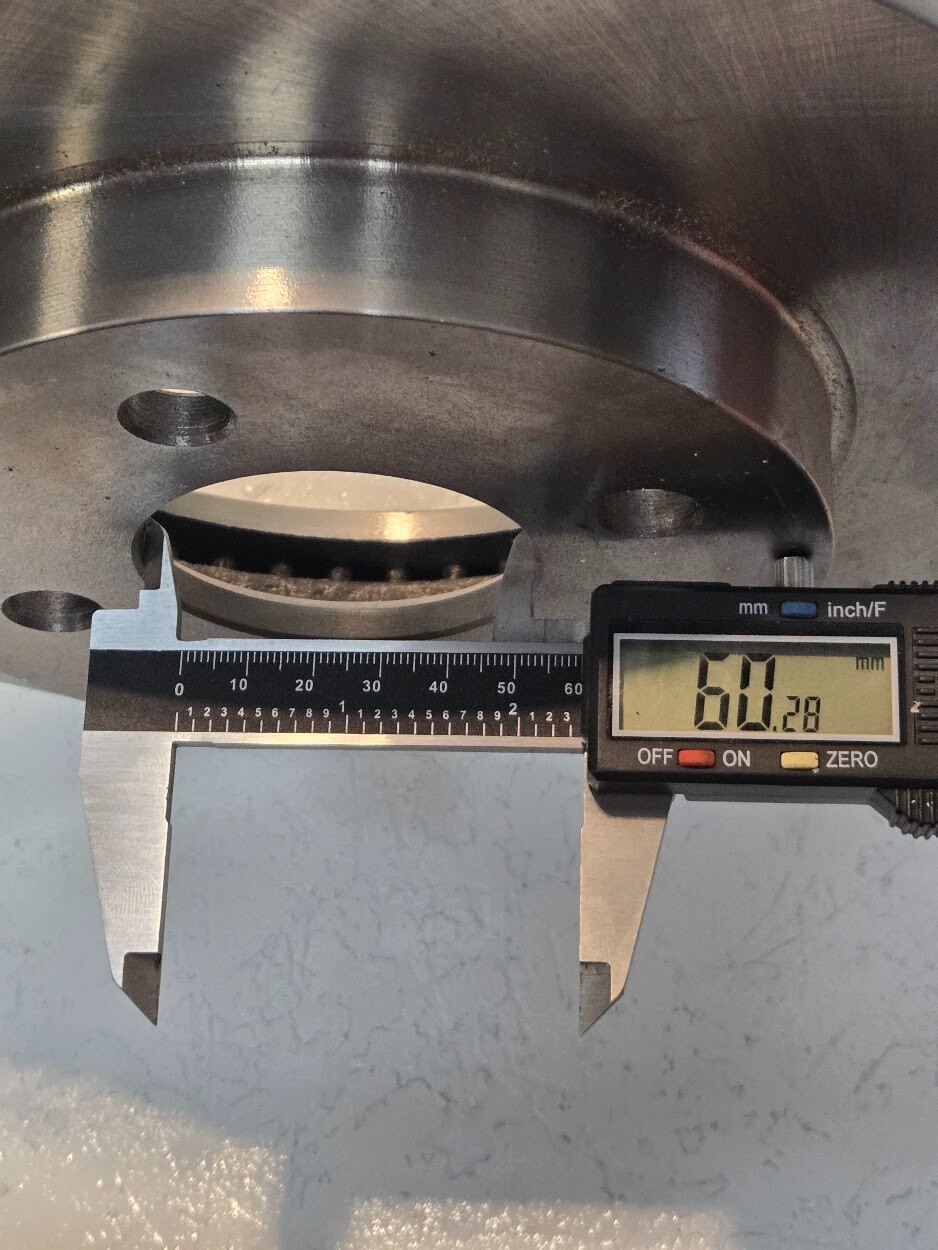 Brake Rotor 4x100mm Bolt Pattern 10in Diameter 24.2mm Rotor Thickness