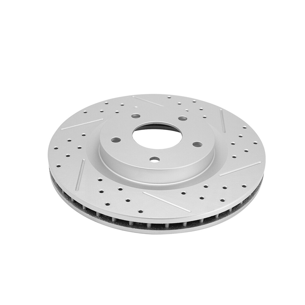 Front Drilled Brake Rotors Set For 2007 – 2012 Nissan Rogue/ Rogue Select Sentra