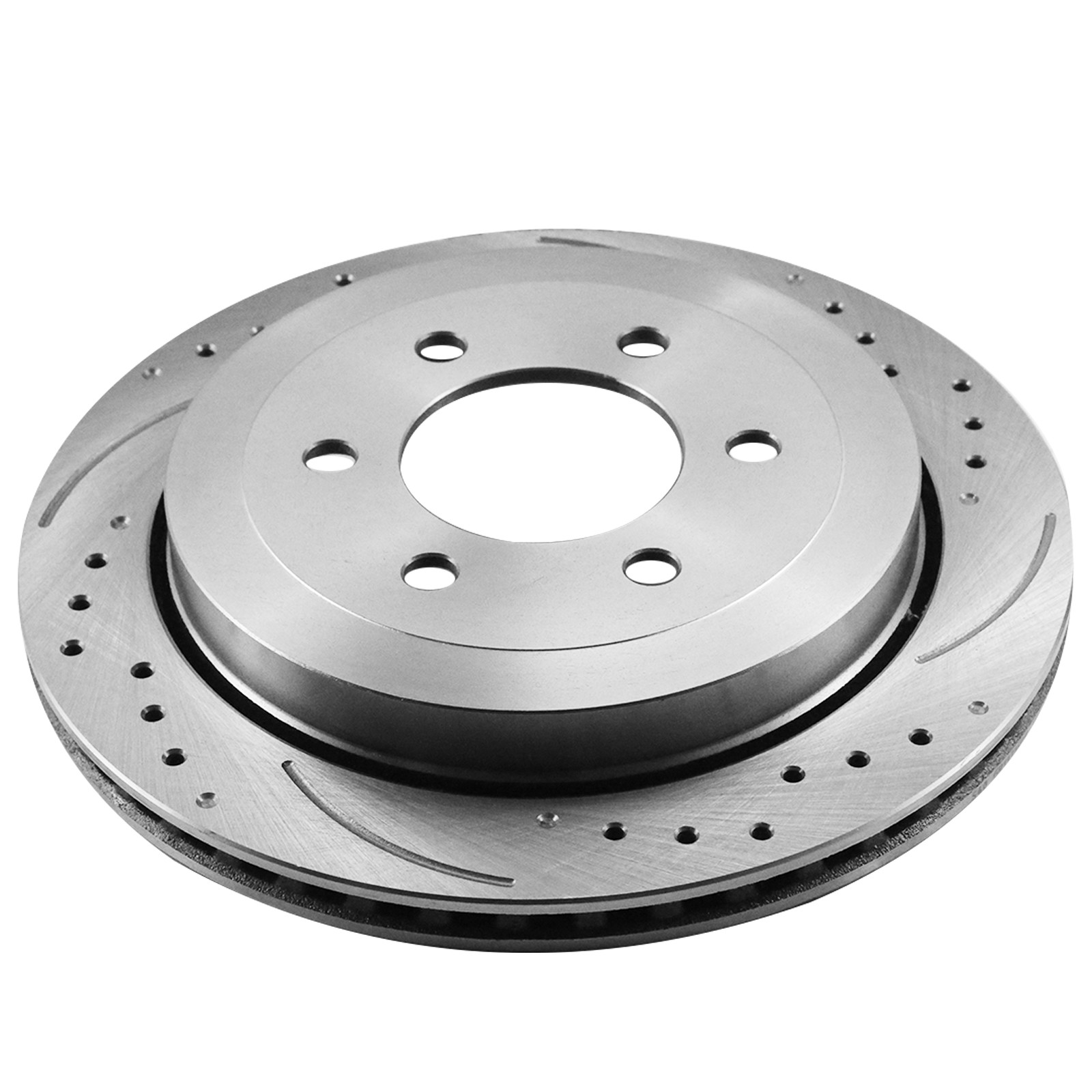 FOR 2011 2012-2017 Ford Expedition Front Rear Drilled Slotted Rotors Brake Pads