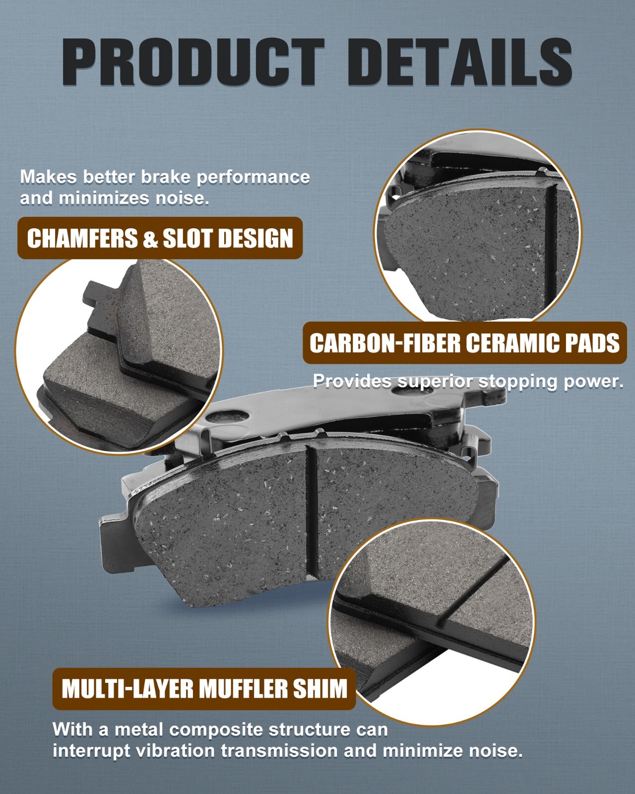 Front & Rear Brake Rotors Pads Kit for 2007 2008 2009 2010 – 2017 Jeep Compass