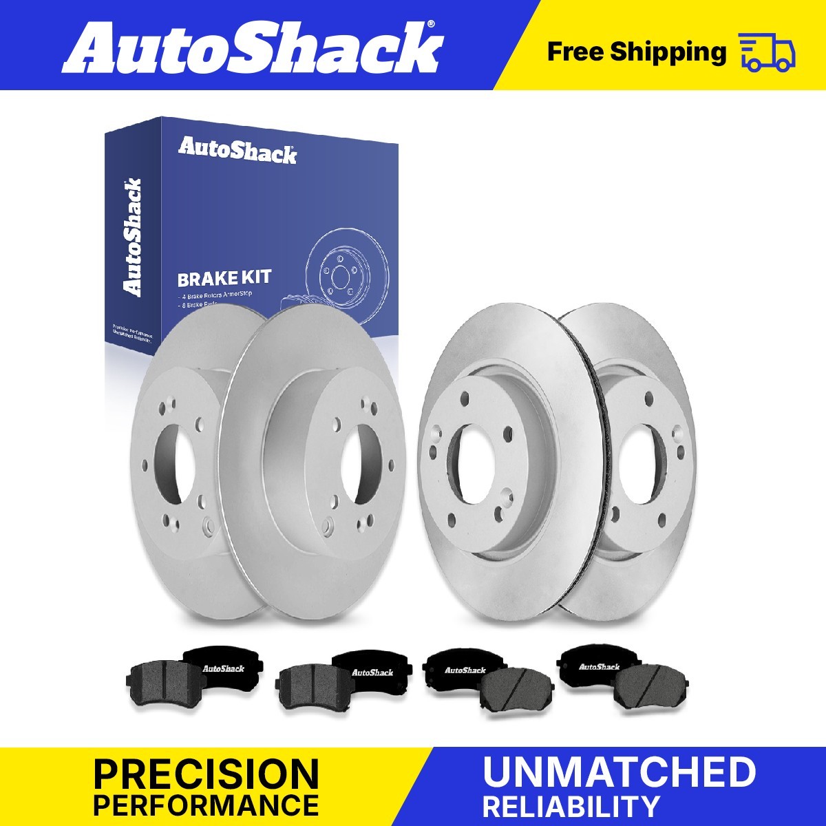 Front Rear Brake Rotors Premium Ceramic Pads for Hyundai, Tucson 2010-2015