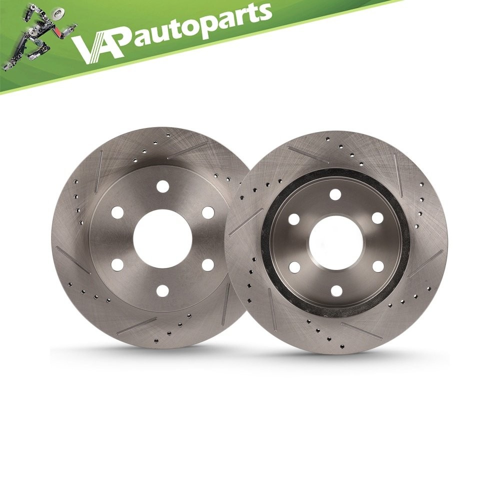 Front Brake Disc Rotors Vented For 2002-2006 Cadillac Escalade GMC Safari