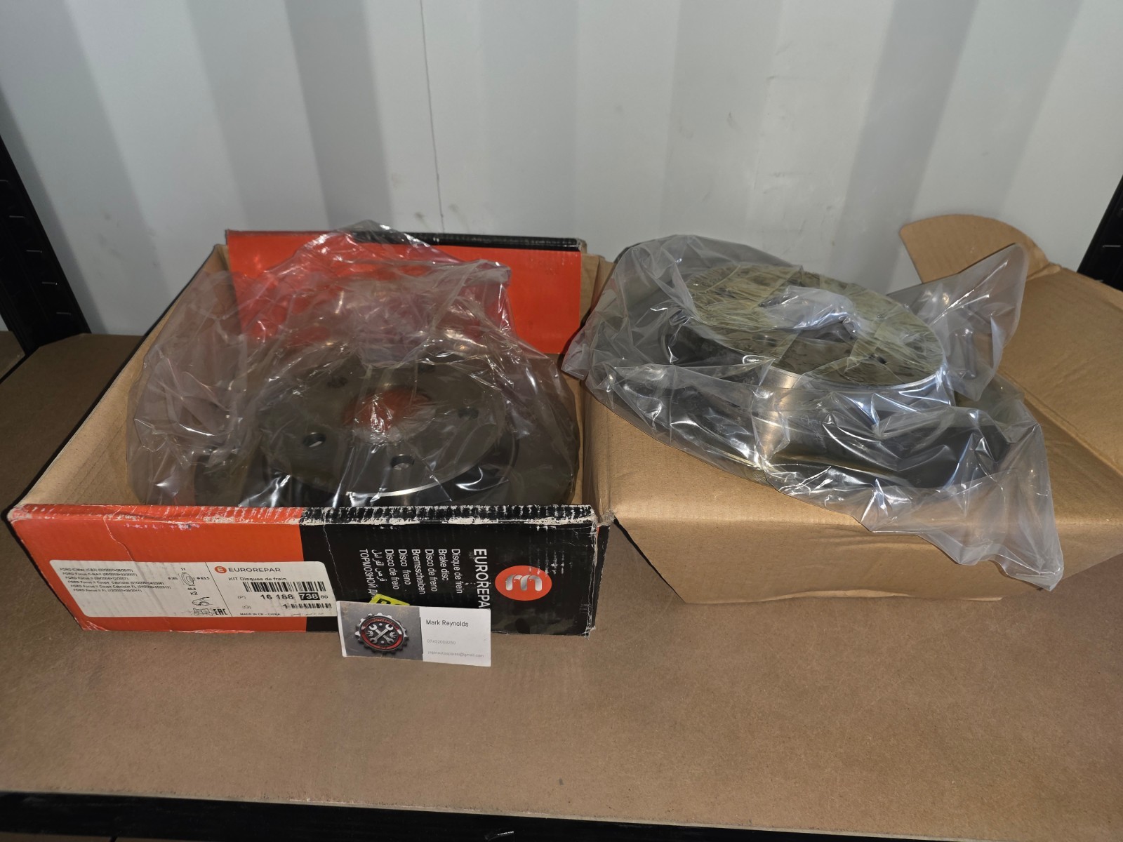 Eurorepar Ford Focus II, C-Max 04 – 13 Rear Brake Discs Set 1618873880