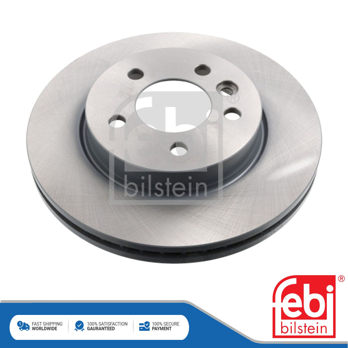 Fits VW Amarok 2010- 2.0 TDi 3.0 Brake Discs Front Febi 2H0615301A