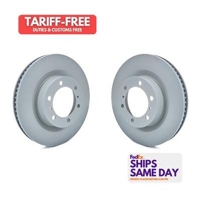 Ebc Brakes Usa RK7578, 2 Pack Gray Iron Brake Rotor Set Front Fits Toyota / Lexu