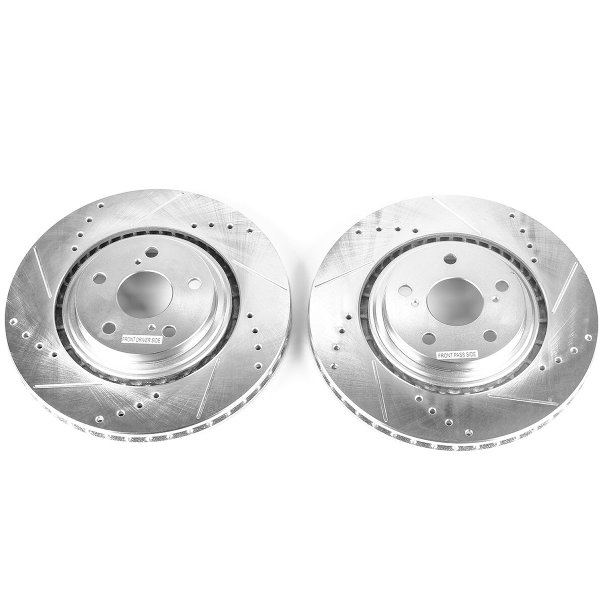JBR1310XPR Powerstop 2-Wheel Set Brake Discs Front for Lexus NX300h NX300 Sienna