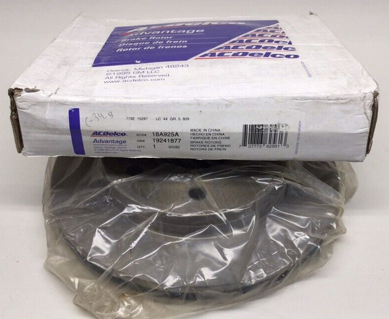 ACDelco 18A925A Disc Brake Rotor-Non-Coated GM 19241877