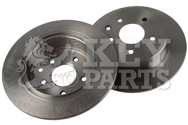 2x Brake Discs Pair Solid fits RENAULT KOLEOS Mk1 2.0D Rear 2008 on 292mm Set