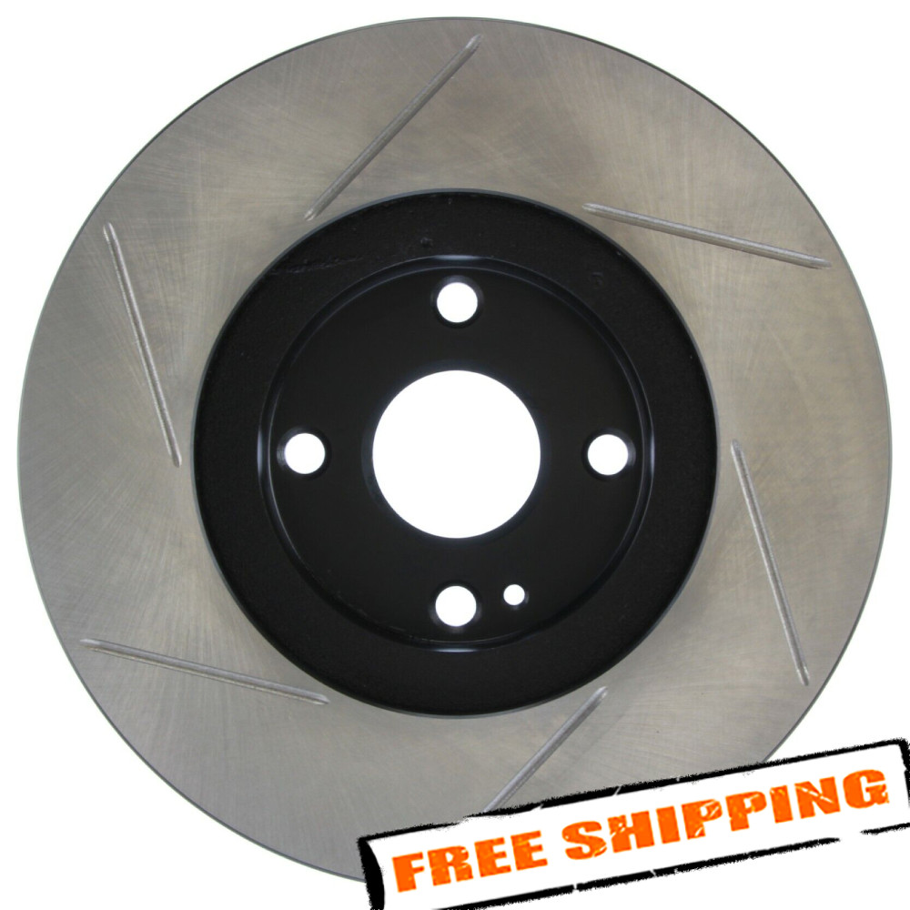 StopTech 126.45061SL Slotted Front Driver Side Brake Rotor for 01-05 Mazda Miata