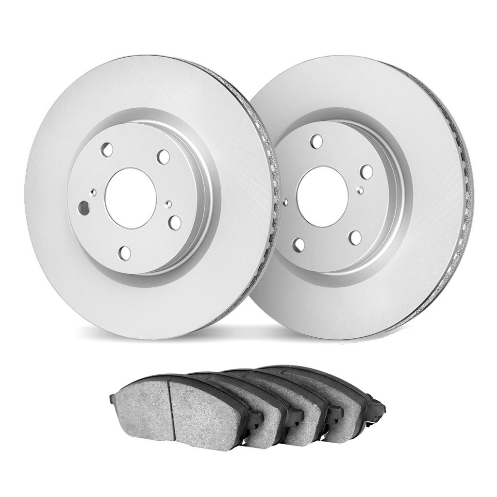For BMW 528xi/535xi 2008 Brake Set Front | Vented | 5 Lugs | Plain Rotor Style
