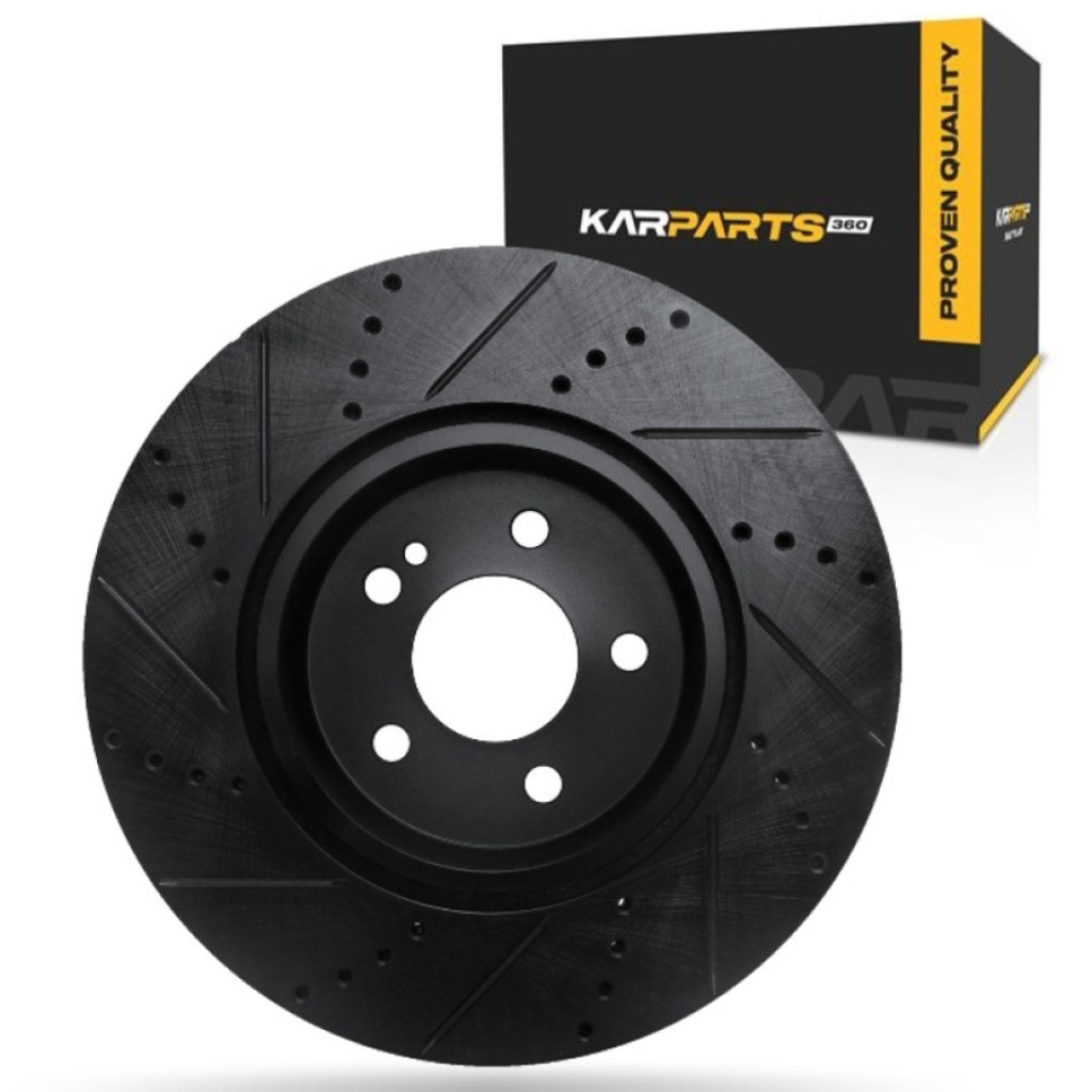 For Mercedes-Benz C180 2016-2019 Brake Rotor | Black | 21.4mm. Discard Thickness