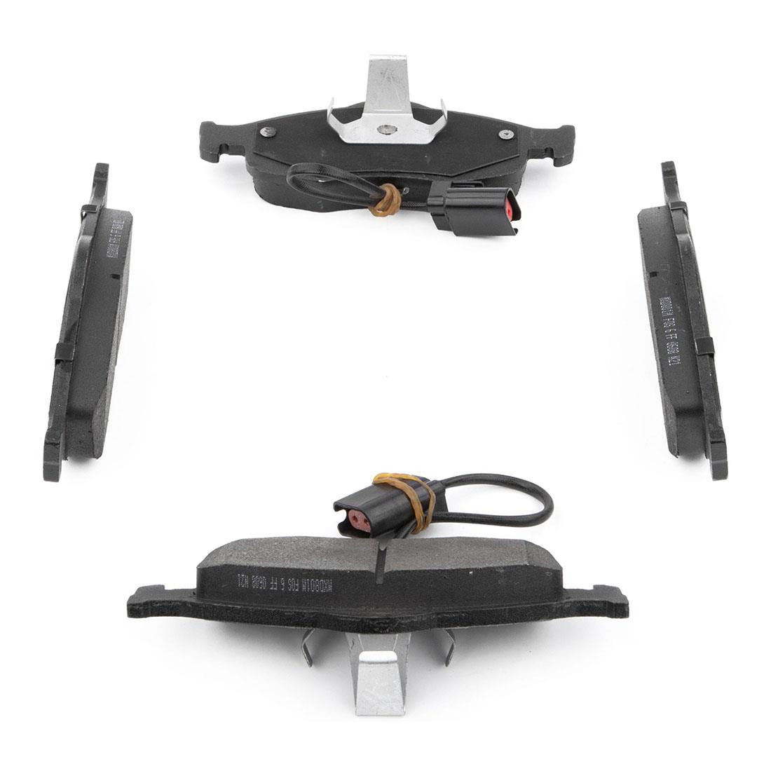 Front OE Brake Rotors Brake Pad For 1998-2000 Ford Contour Lifetime Warranty