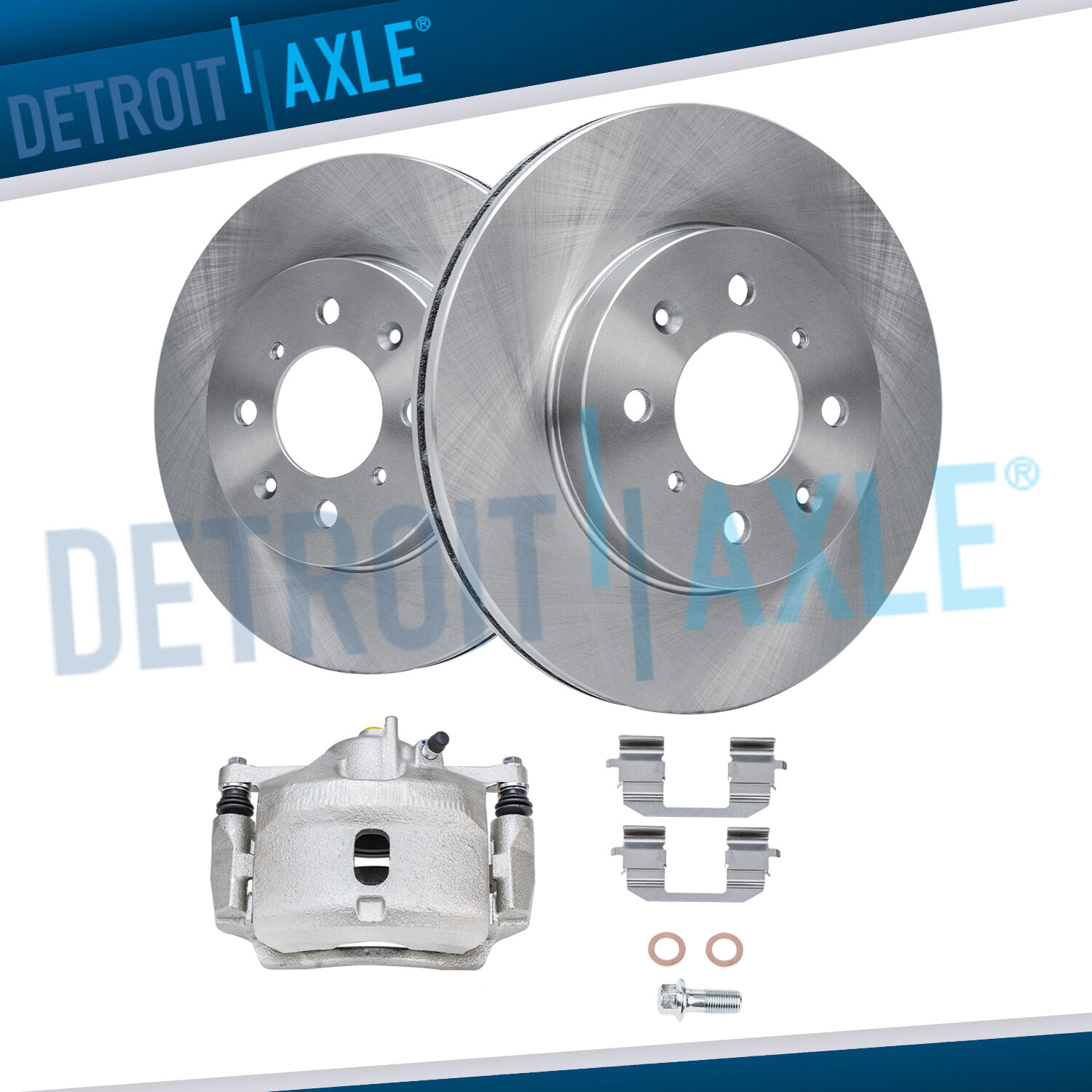 10.32” Front Disc Rotors + Left Brake Caliper for Honda Civic Insight Acura EL