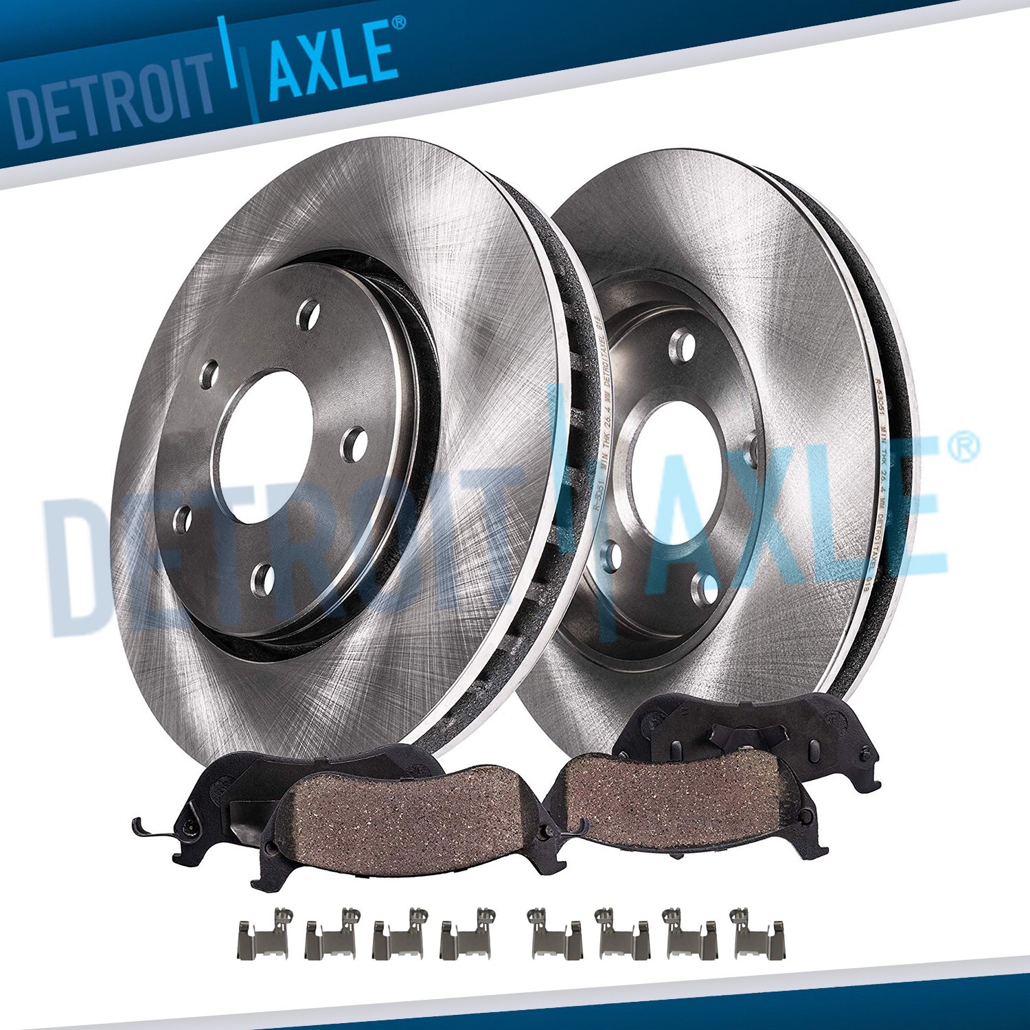 Front Disc Rotors Ceramic Brake Pads for 2020 – 2023 Ford Escape Lincoln Corsair