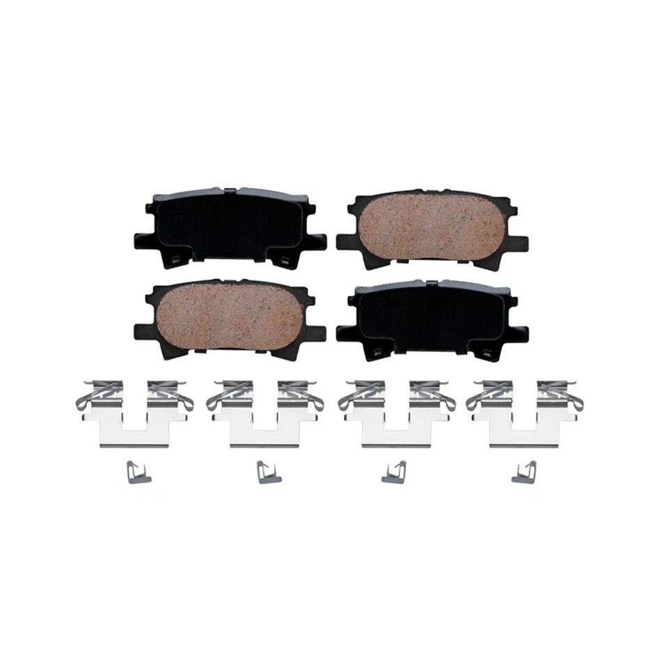 Front and Rear Drilled Rotors Brake Ceramic Pads Fits Lexus RX330 RX400h 2006