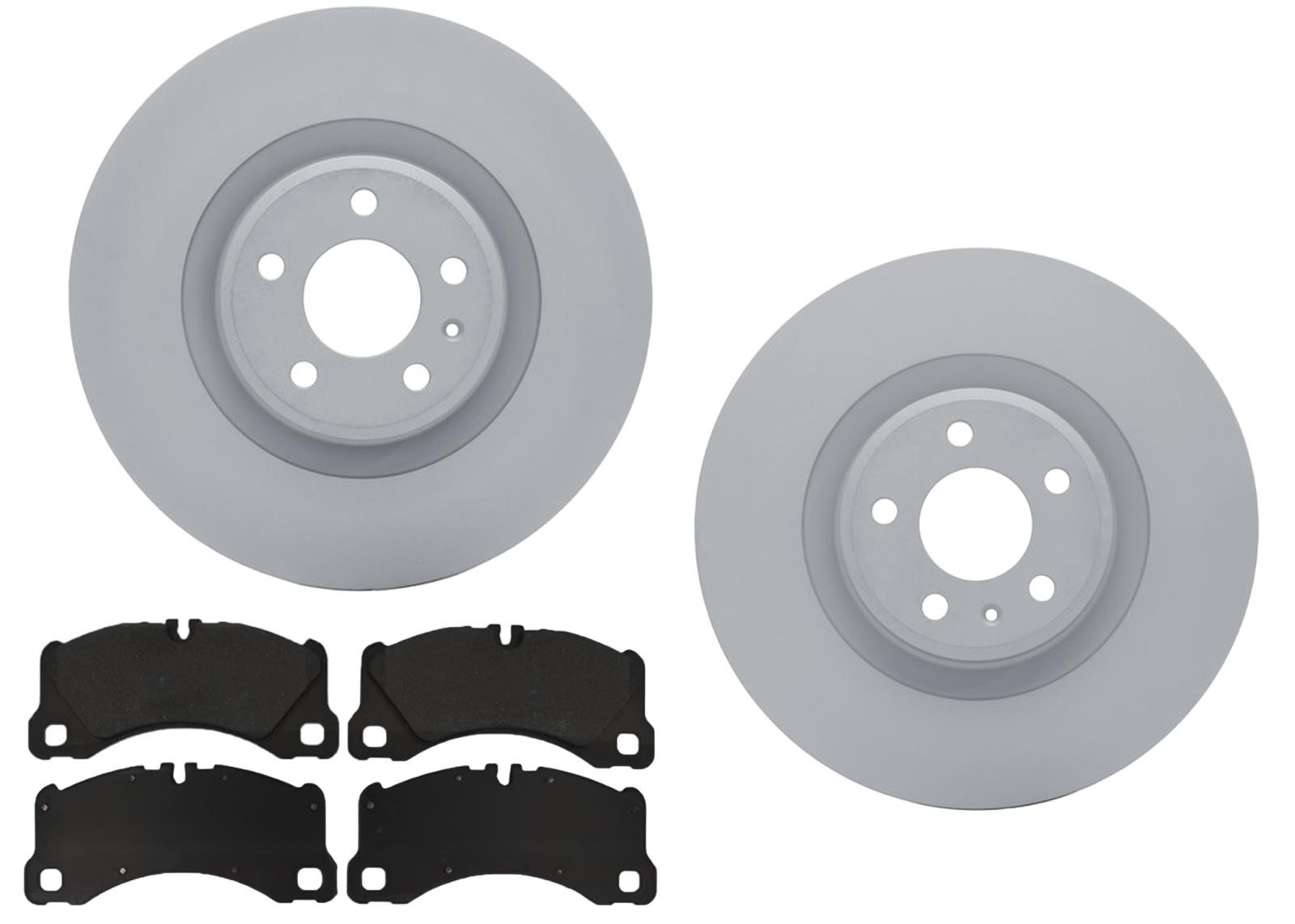 350MM Front Coated Brake Rotors & EPS Brake Pads Fits Porsche Macan 2021-2023