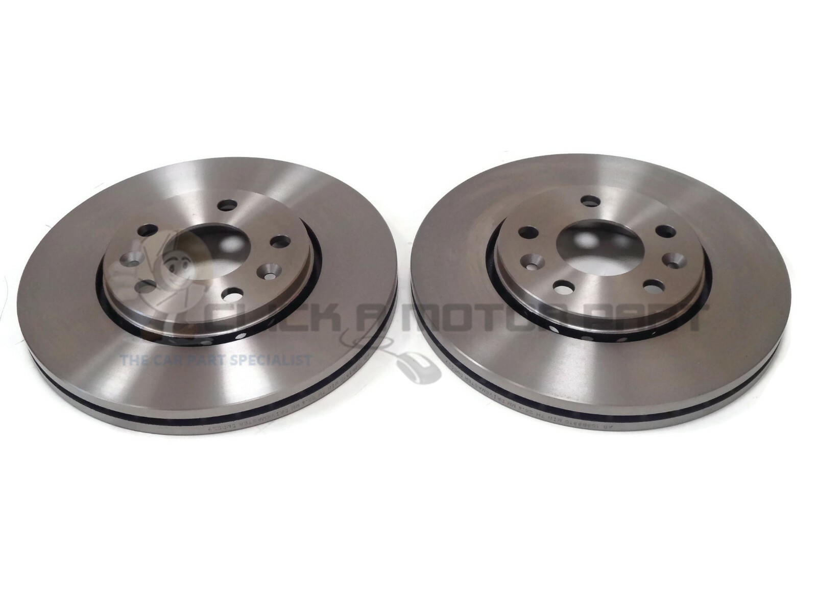 RENAULT TRAFIC 1.6 dCi 2014-2020 FRONT 2 BRAKE DISCS VENTED SET NEW