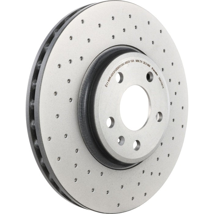 Brembo 09.A758.1X Front Premium Xtra Cross Drilled Rotor for 2009-2011 Audi A4